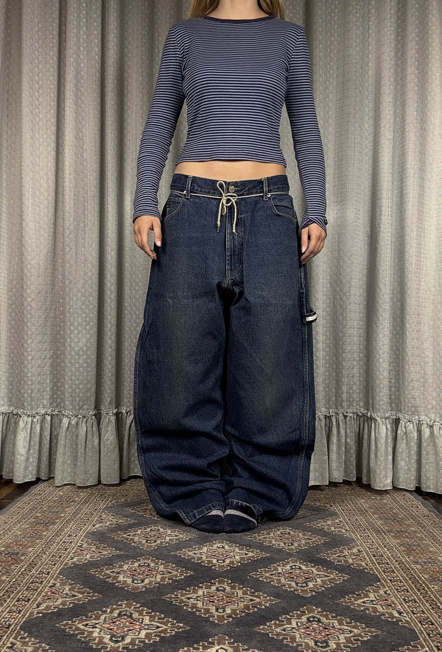 TOMMY HILFIGER Baggy jeans indossati retro