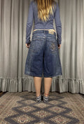 BROUILLARD LONDONIEN Short en jean ample