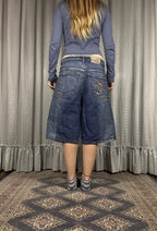 BROUILLARD LONDONIEN Short en jean ample