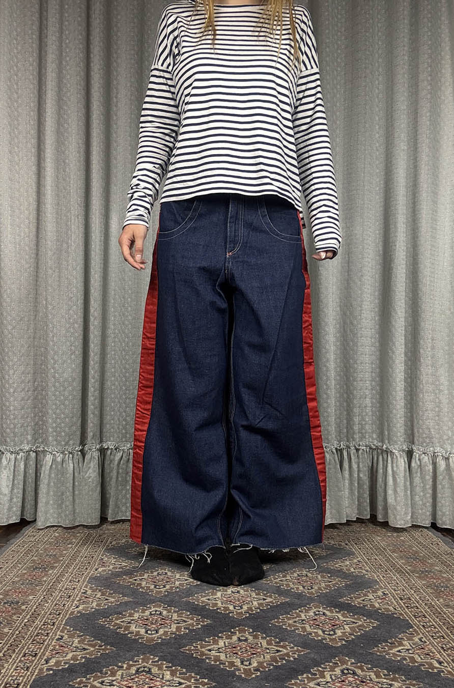 Crème Jean baggy