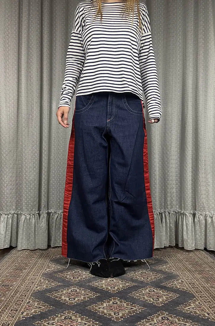 Crème Jean baggy