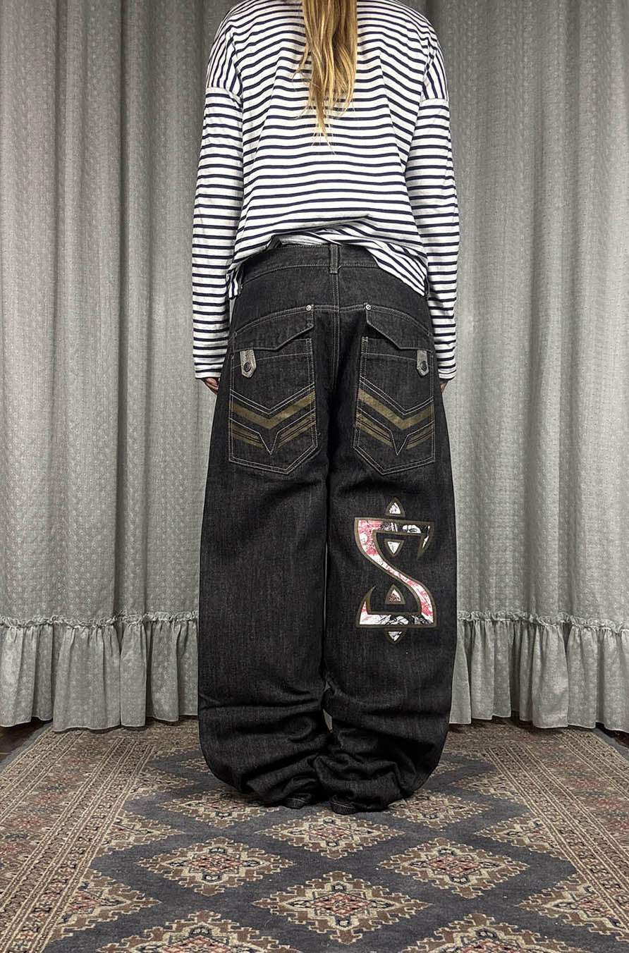 TIME IS MONEY Baggy jeans