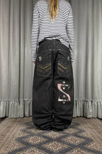 TIME IS MONEY Baggy jeans