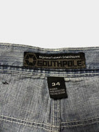 SOUTHPOLE Short en jean ample