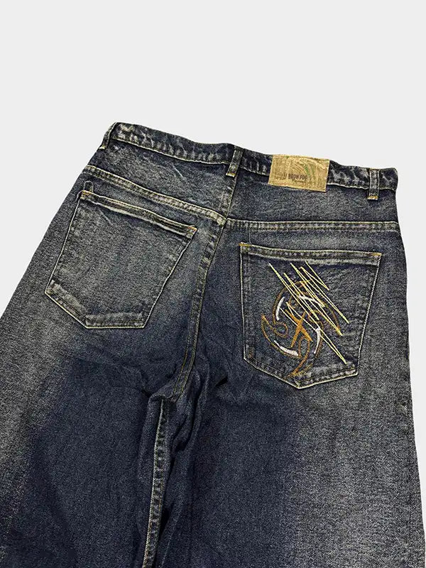 BROUILLARD LONDONIEN Short en jean ample