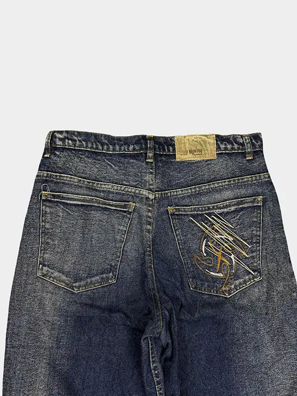 BROUILLARD LONDONIEN Short en jean ample