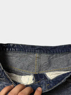 BROUILLARD LONDONIEN Short en jean ample