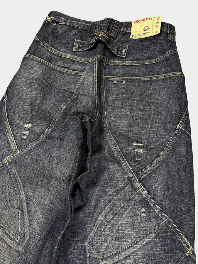 PURE OXYGEN Baggy jeans