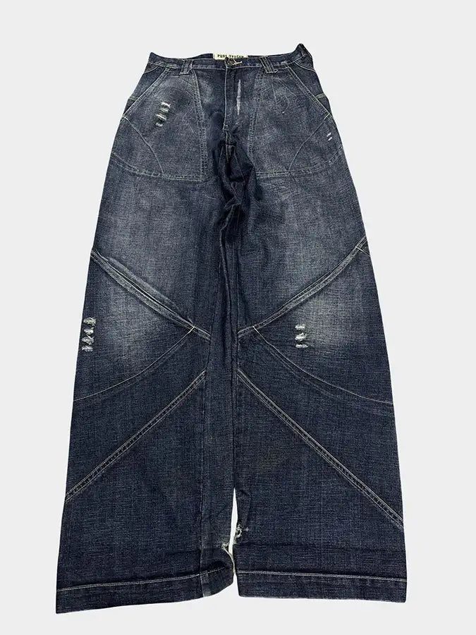 PURE OXYGEN Baggy jeans