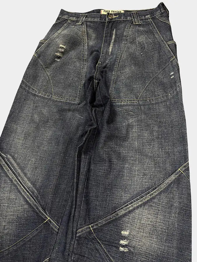 PURE OXYGEN Baggy jeans