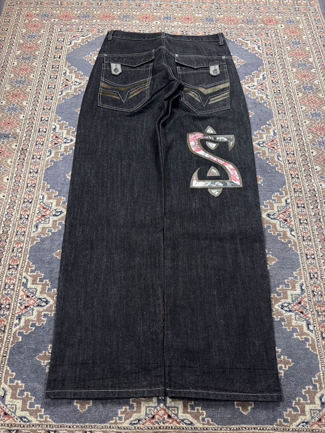 TIME IS MONEY Baggy jeans