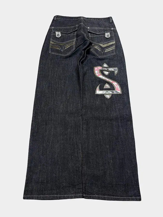 TIME IS MONEY Baggy jeans