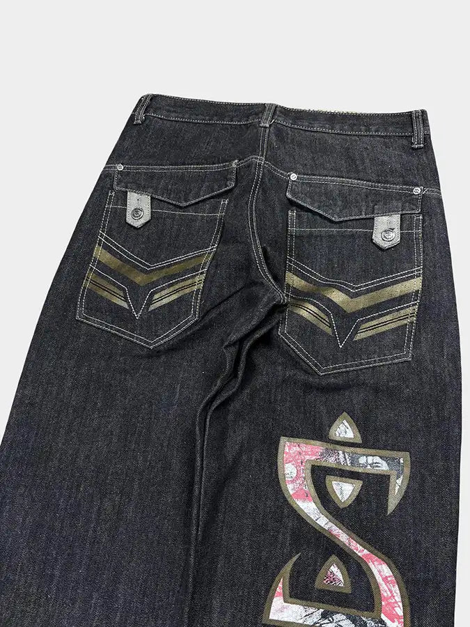 TIME IS MONEY Baggy jeans