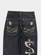 TIME IS MONEY Baggy jeans