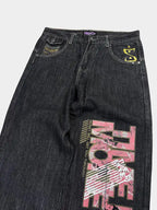 TIME IS MONEY Baggy jeans