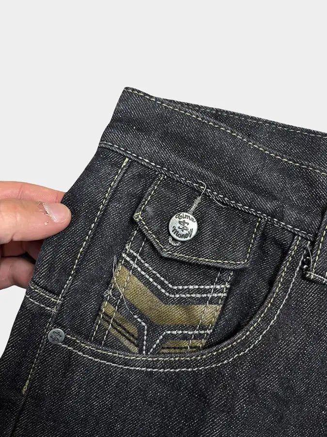 TIME IS MONEY Baggy jeans