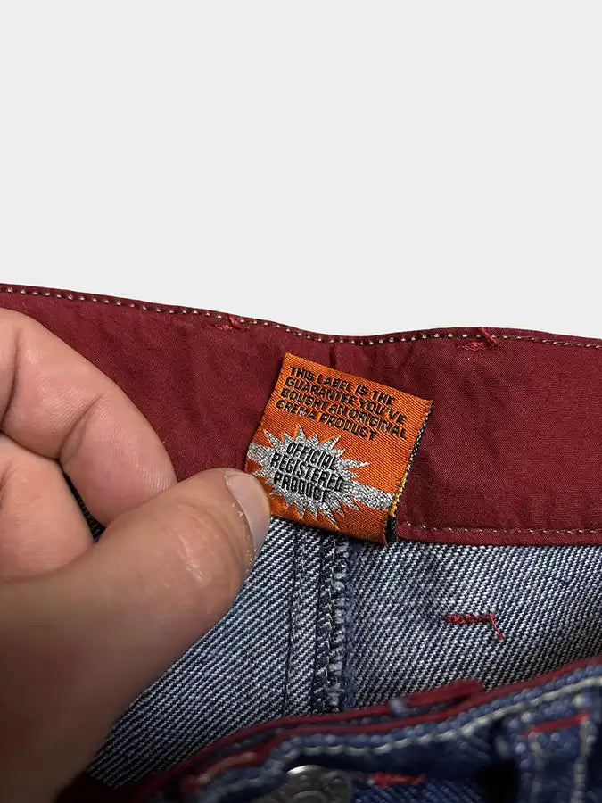 Crème Jean baggy